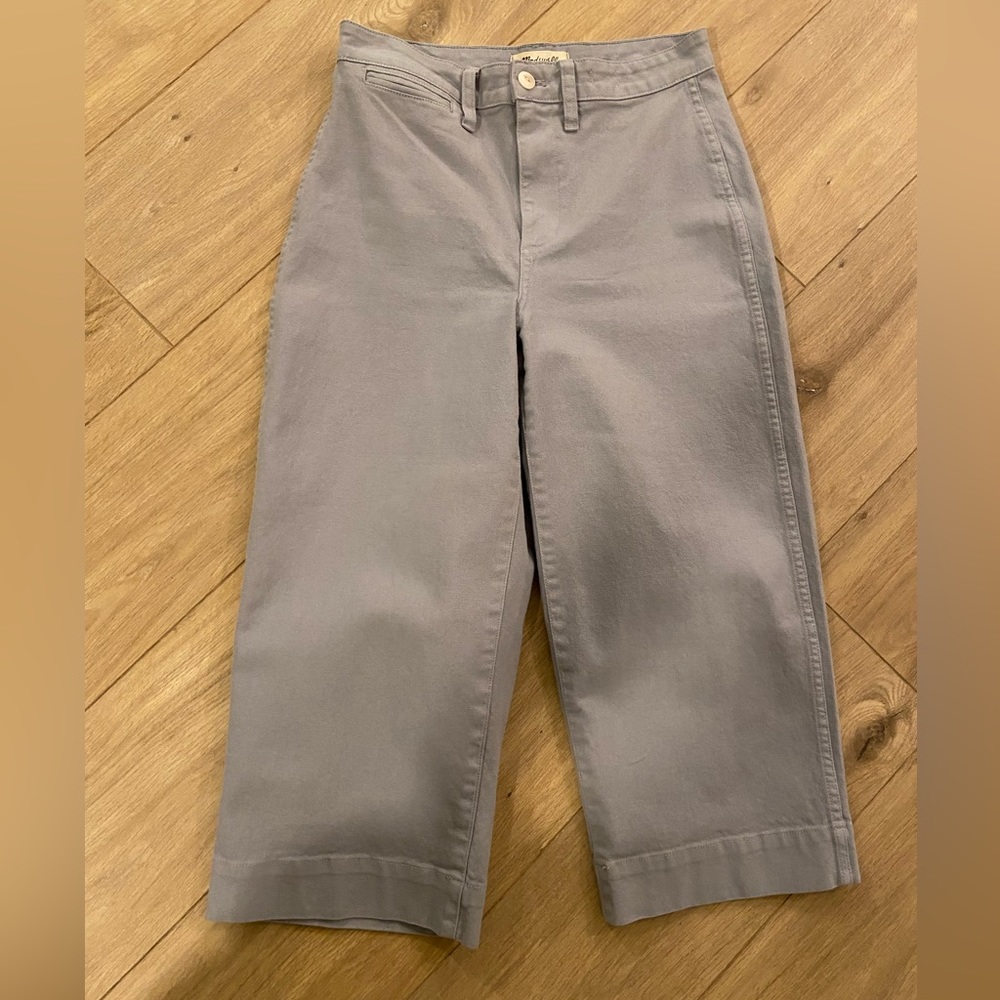 Madewell Wideleg Cropped Jeans